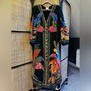 Farm Rio Midi Button Up Dress